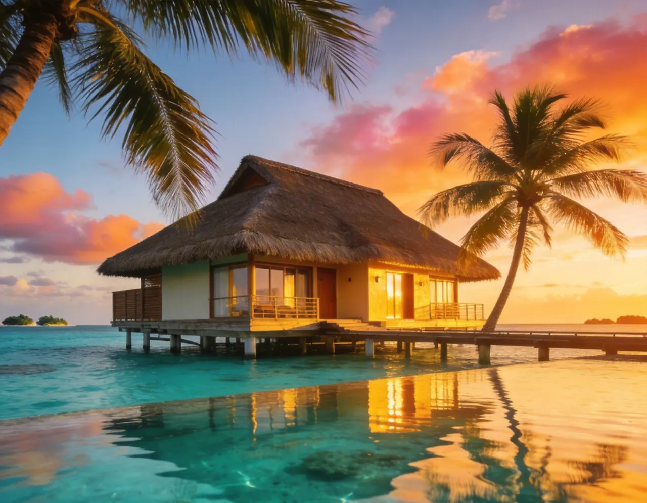 Maldives Overwater Bungalow cover image for a pet travel photo guide