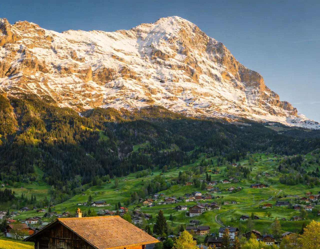 Swiss Alps dramatic travel backdrop for pets