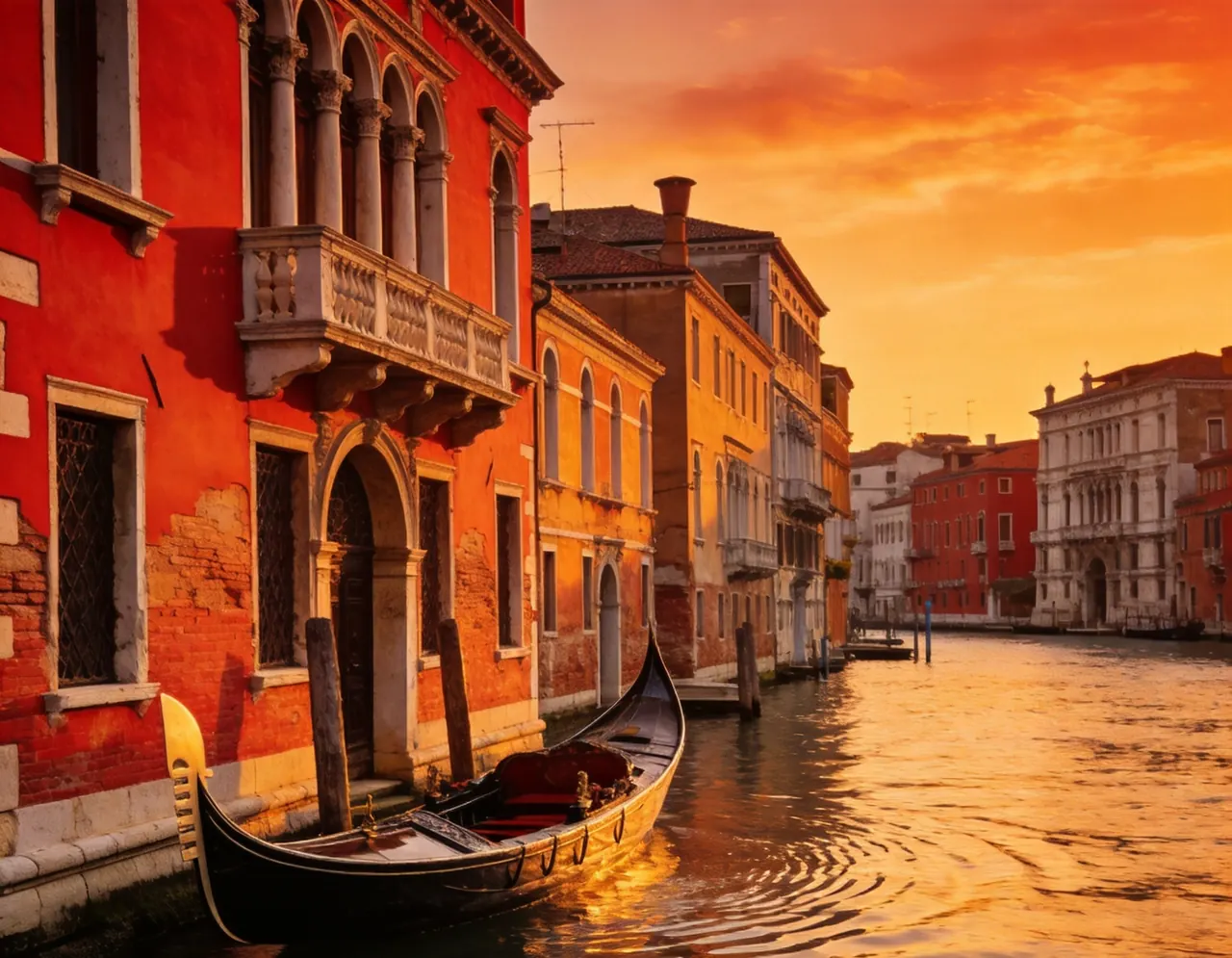 Venice Grand Canal travel scene for an AI dog or cat portrait