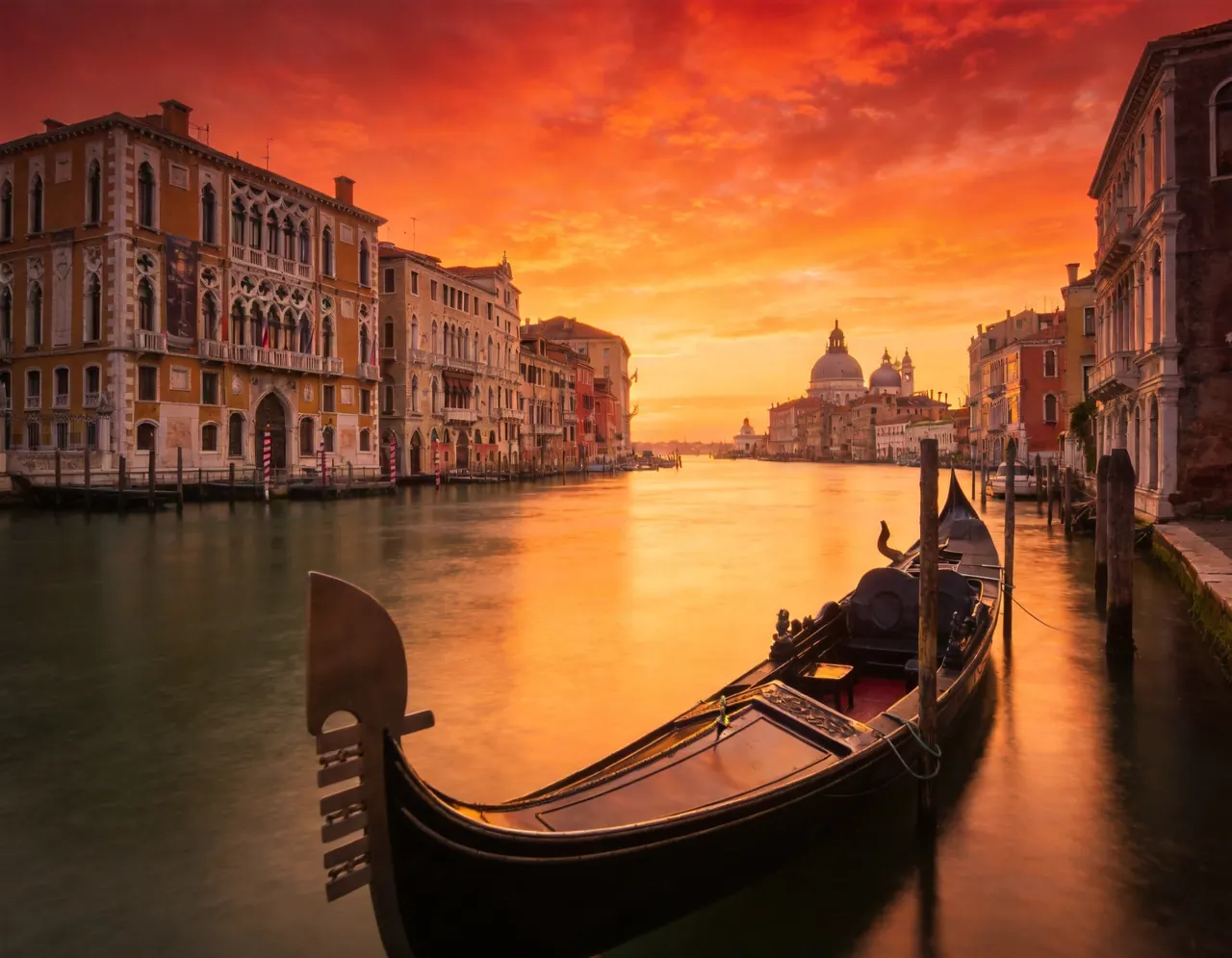 Venice Grand Canal atmospheric destination scene for pet portraits