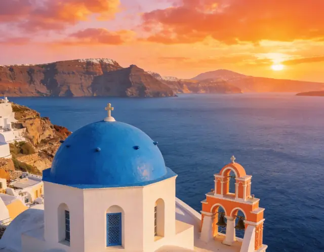 Santorini AI pet photo guide